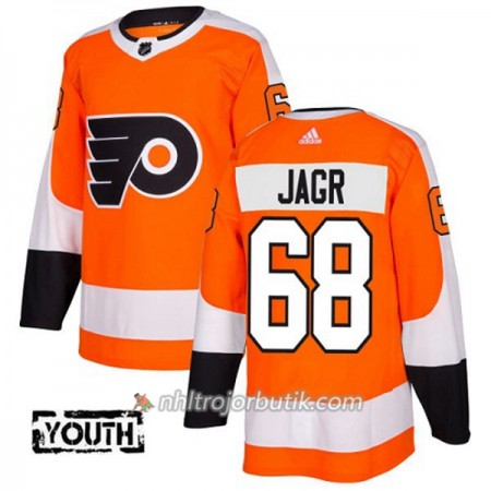 Barn Ishockey Philadelphia Flyers Tröja Jaromir Jagr 68 Adidas 2017-2018 Orange Authentic